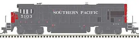 Atlas Model Railroad 10003654 HO Scale GE B23-7 Phase 1 Low Nose - LokSound and DCC - Master Gold -- Southern Pacific 5110 (gray, red)