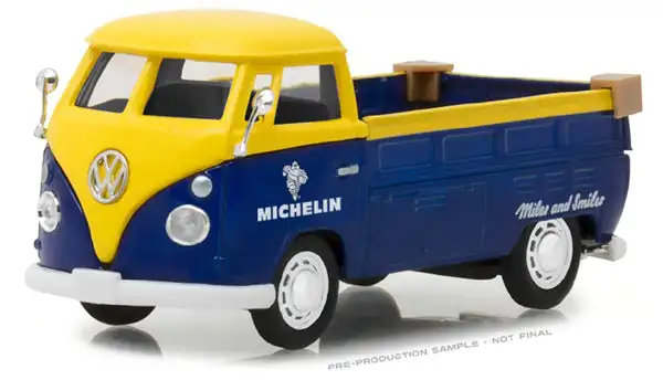 Greenlight 87010-E 1/43 Scale Michelin Tires - Volkswagen Type 2 T1 Pickup