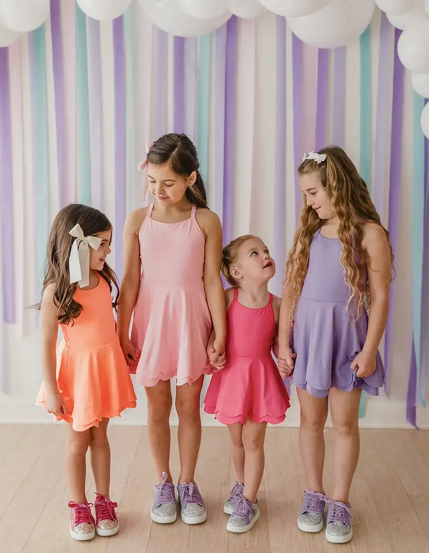 Scallop Athleisure Dress