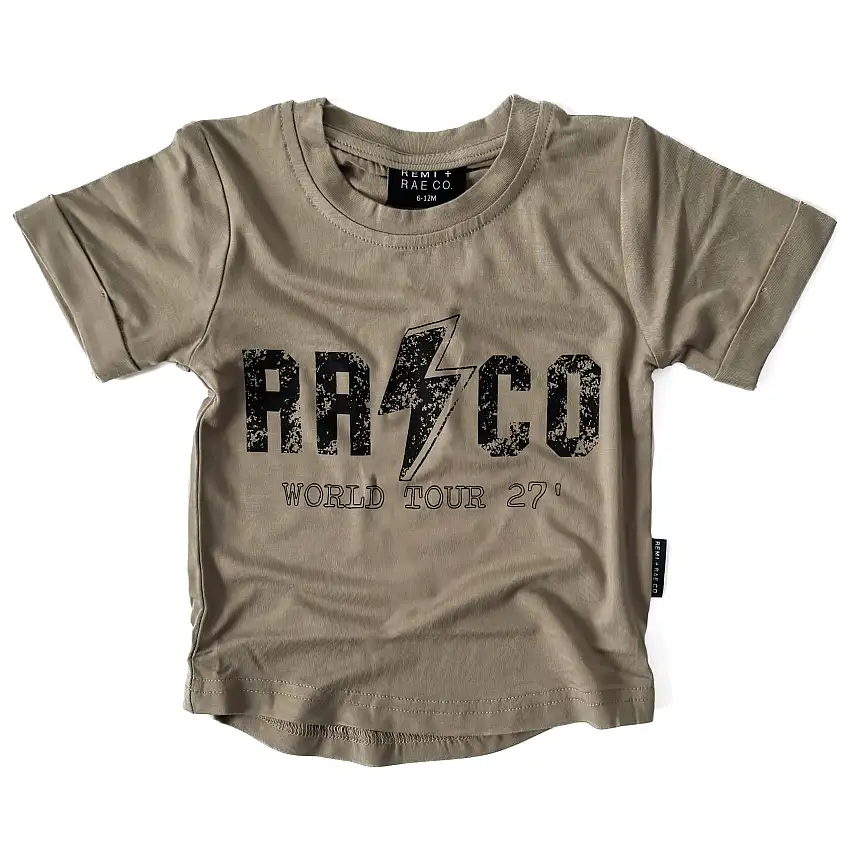 Bamboo Tee - Rrco World Tour 27’ - Dune