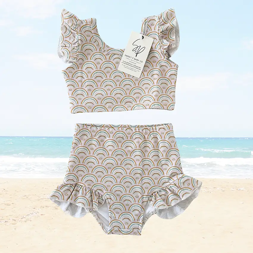 Boho Rainbows Flutter Bikini