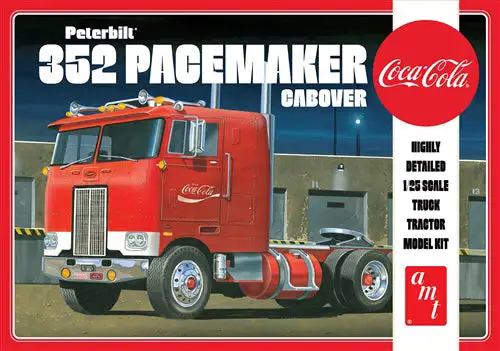 AMT 1090 1/25 Scale Coca-Cola - Peterbilt 352 Pacemaker Cabover