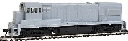 Atlas Model Railroad 10000434 HO Scale GE U30B Phase II AAR Trucks - Standard DC - Master(R) Silver -- Undecorated (No Nose Light)