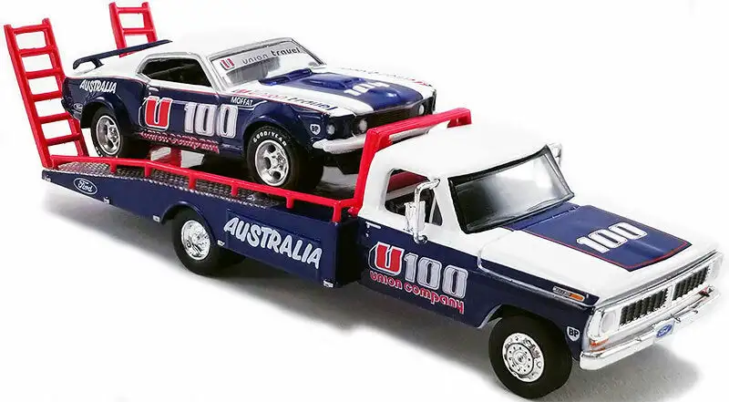 Acme GL-51342 1/64 Scale Allan Moffat U100 - Ford F-350 Ramp Truck