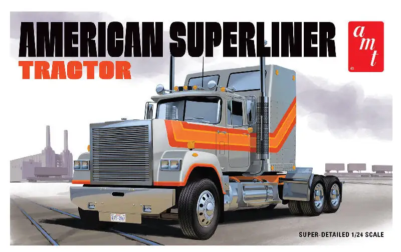 AMT 1235 1/24 American Superliner Semi Tractor Model Kit