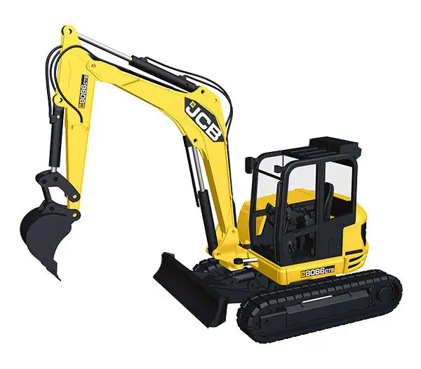 NZG 917 1/50 Scale JCB 8086 CTS Midi Excavator