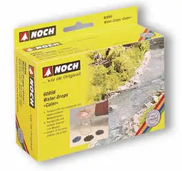 Noch 60856 All Scale Water-Drops (R) -- 8oz Clear; 1oz Each: Blue, Green, Brown