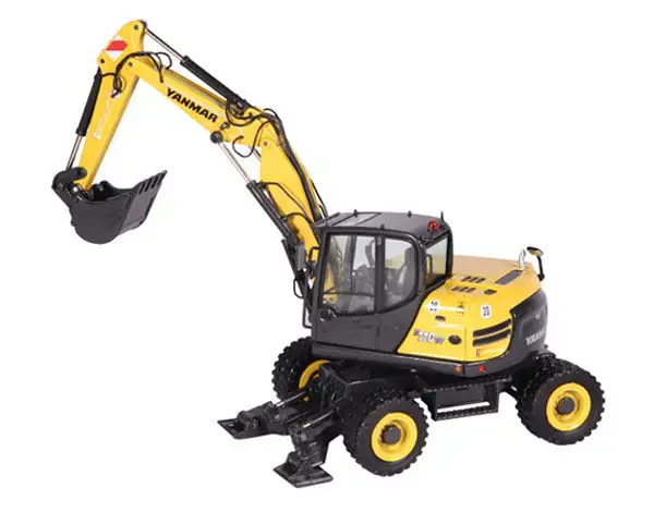 NZG 974 1/50 Scale Yanmar B110W Mobile Excavator