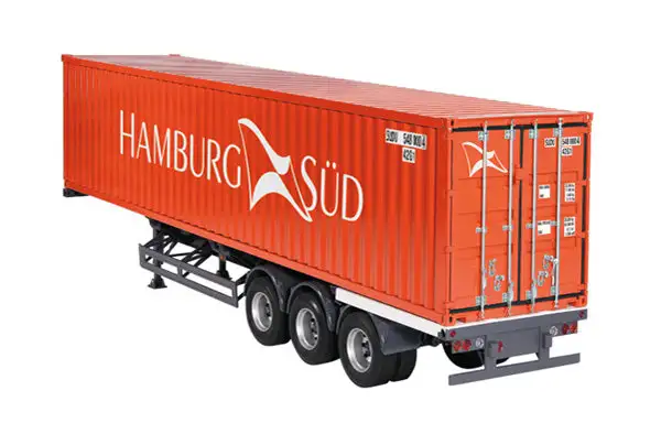 NZG 9791-01 1/18 Scale Hamburg Süd - Container Trailer