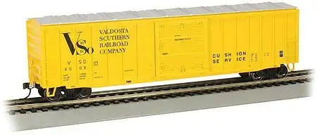 Bachmann 14909 HO Scale ACF 50'6" Outside-Braced Boxcar, Flashing FRED - Ready to Run - Silver Seri -- Valdosta Southern 6006