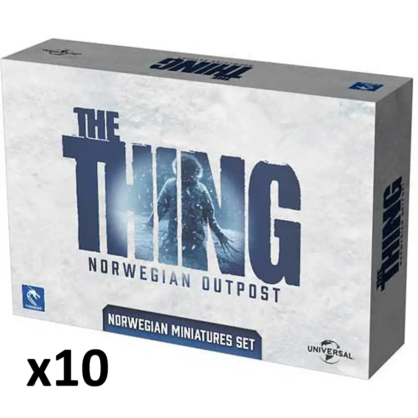 The Thing: Norwegian Miniatures Set CASE (10)