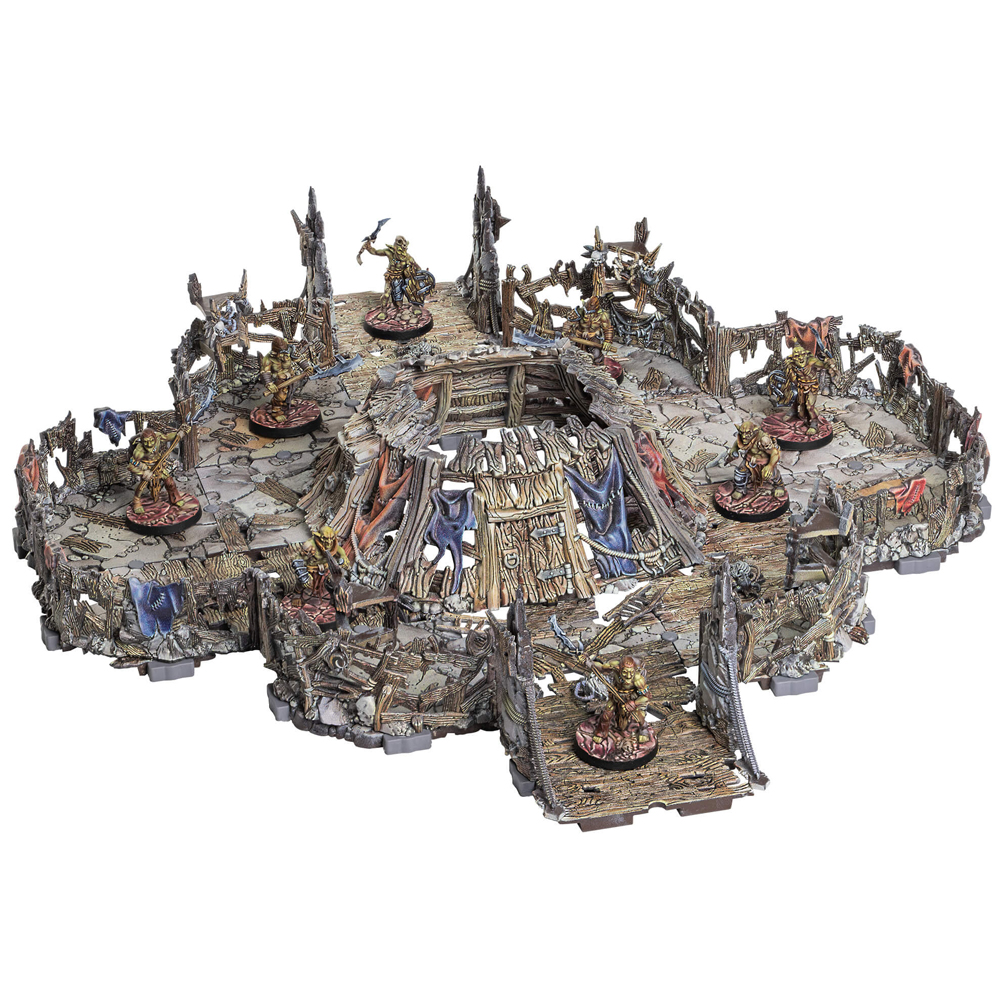 Dungeons & Lasers PrismaCast Pre-Painted: Goblin Lair (Preorder)