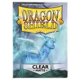 ATM11001 Arcane Tinmen Dragon Shields: (100) Matte Clear
