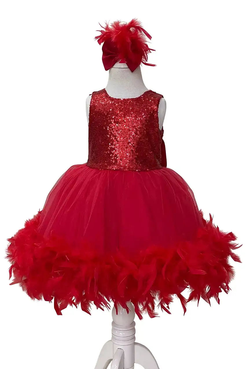 Anastasia Red Party Dress