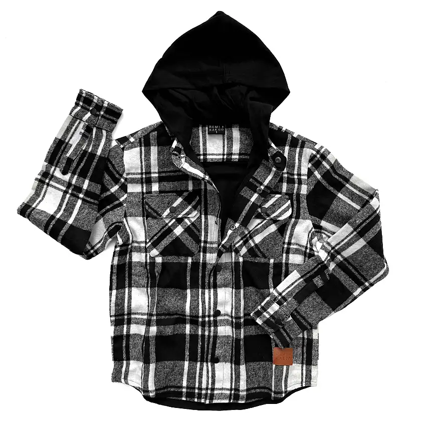 Adult - Hooded Flannel Jacket - Classic
