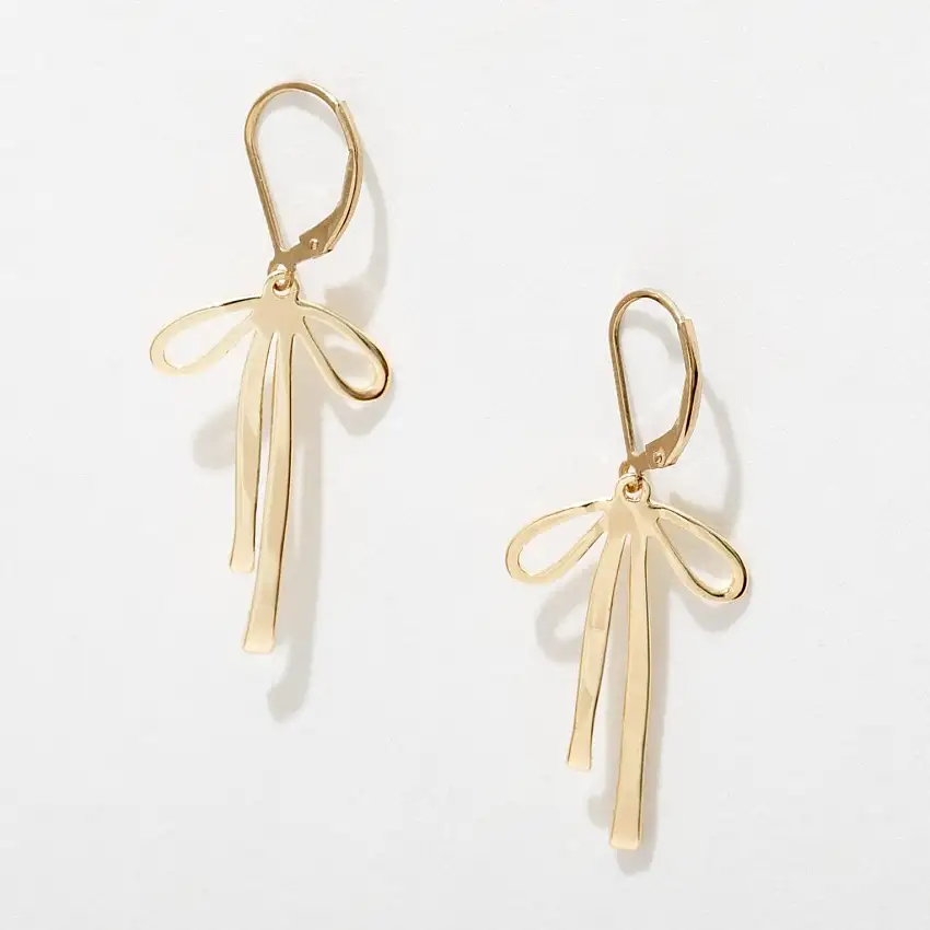 Bow Drop Earrings