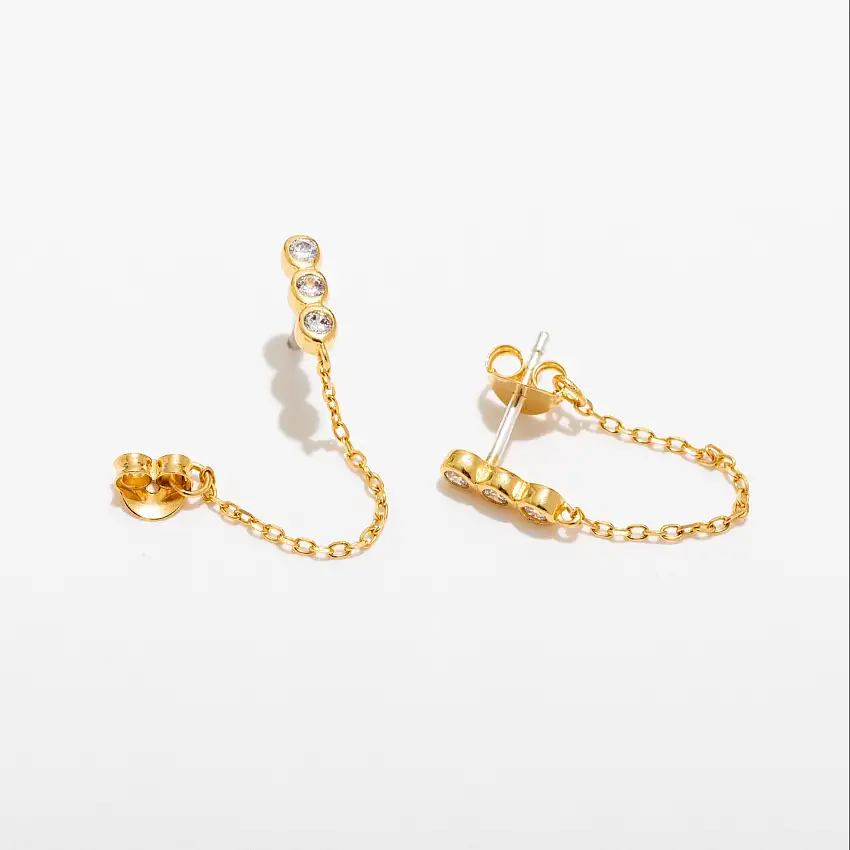 Liza Chain Studs