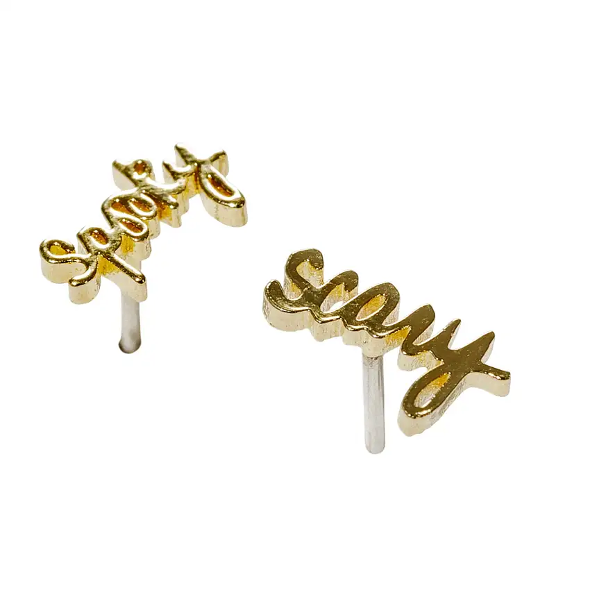 Spooky Scary Script Studs