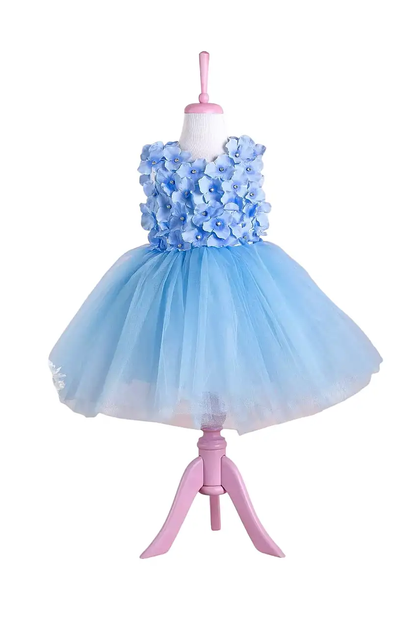 Barbara Baby Blue Party Dress