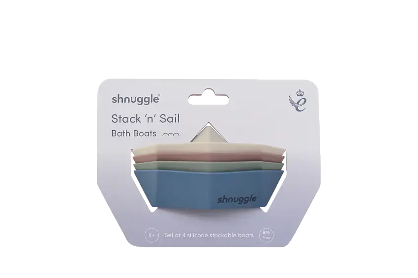 Shnuggle Stack And Sail Bath Boat Toys