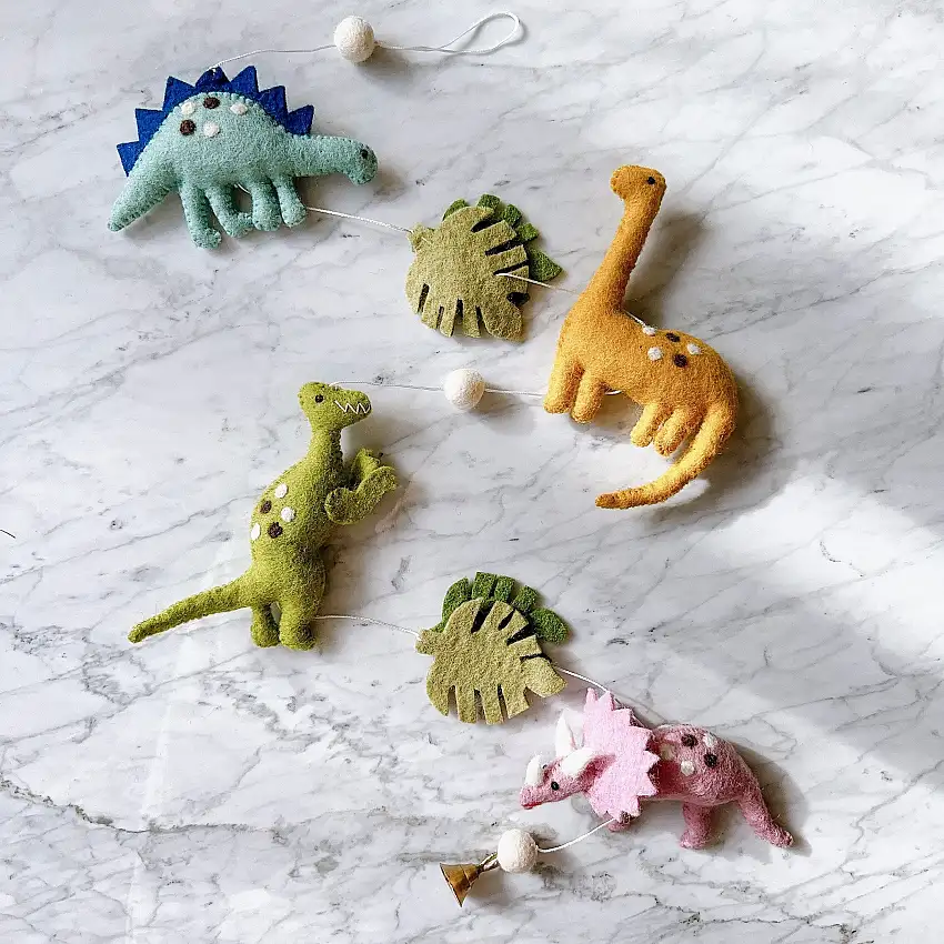 Felt Garland - Jurassic Dinosaur