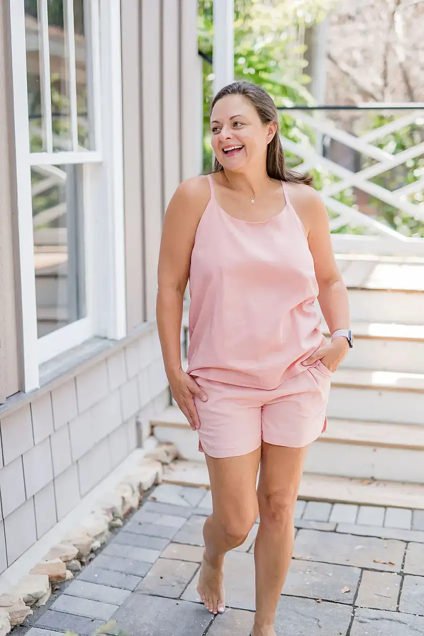 Women's Bamboo Breeze Tank Top Salmon