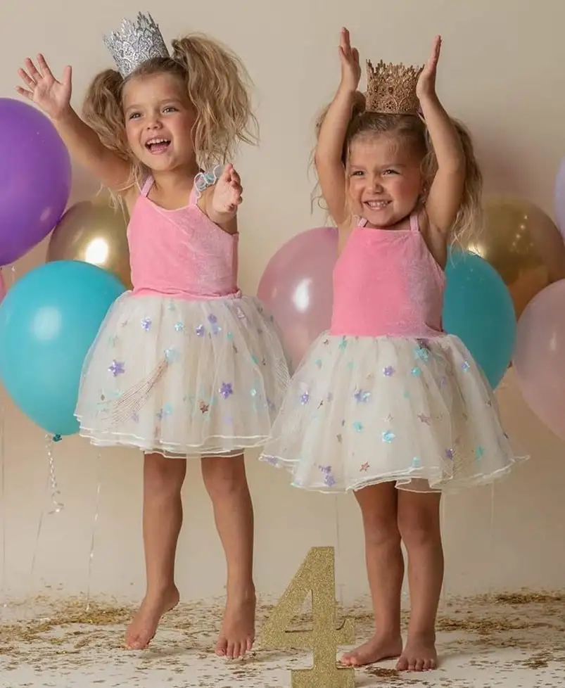 Birthday Dress & Bloomer Set ~ Pink