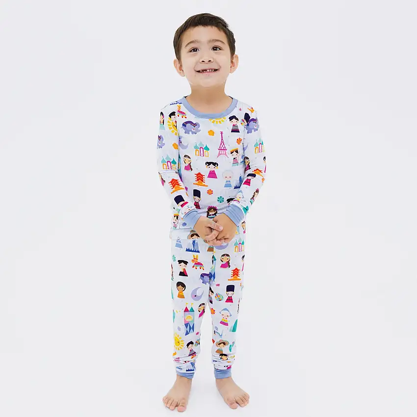 Children Of The World Long Sleeve Pajamas