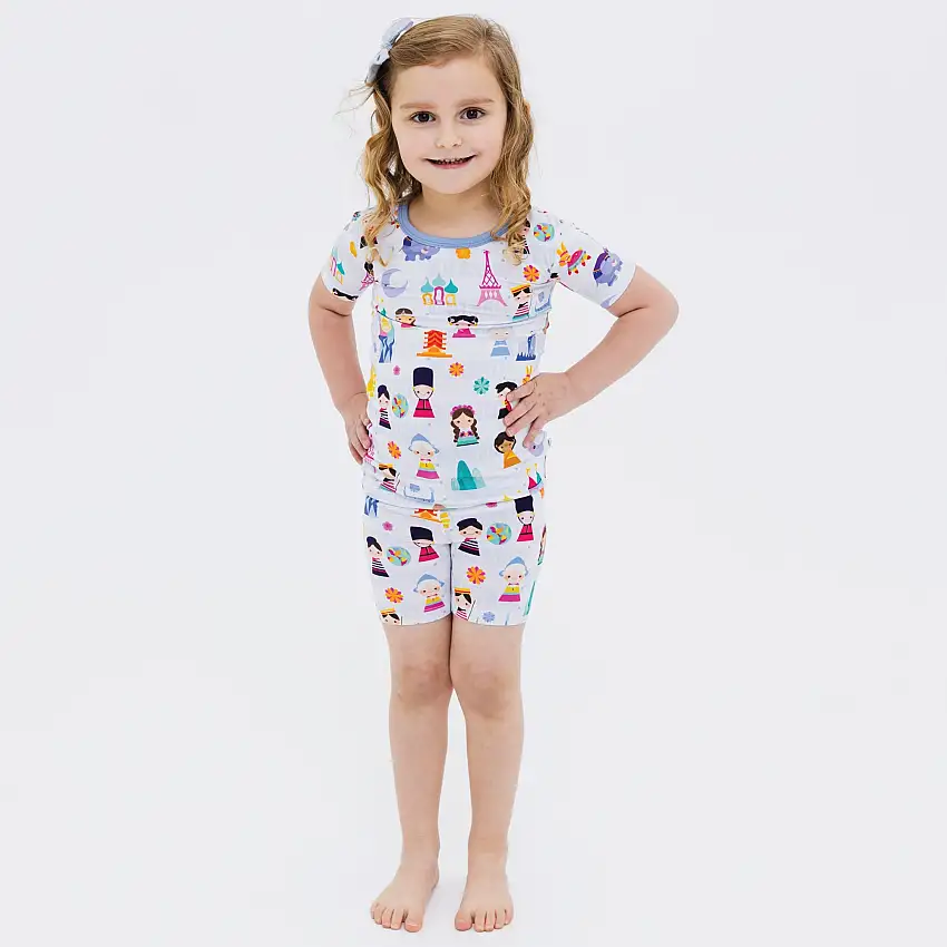 Children Of The World Short Sleeve Pajamas