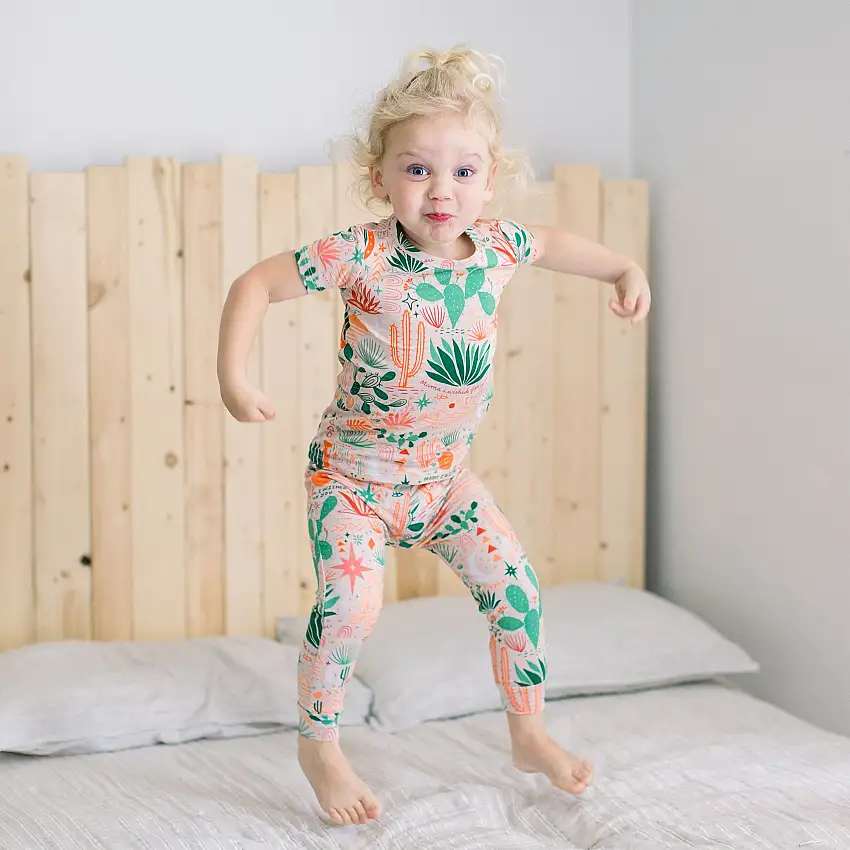 The Second-skin 2-piece Pajama | Desert Cactus Vibes | "mama, I Wished For You"