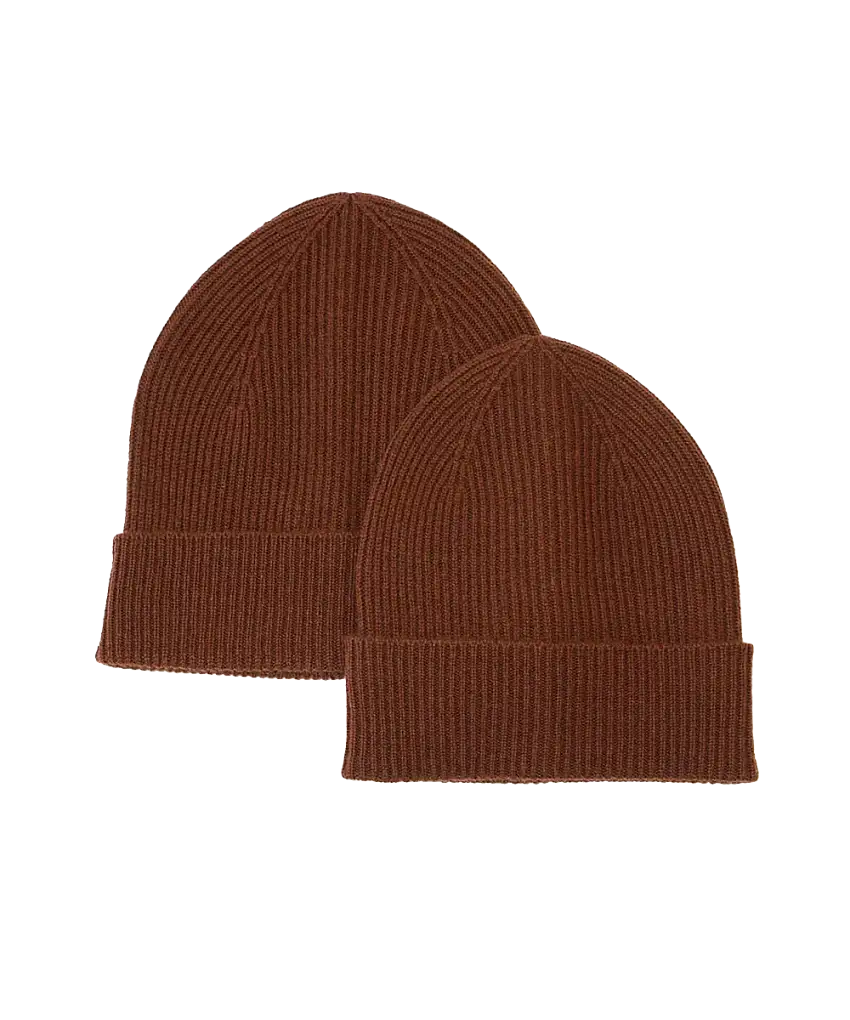 Adult + Mini Beanie Set - Chocolate