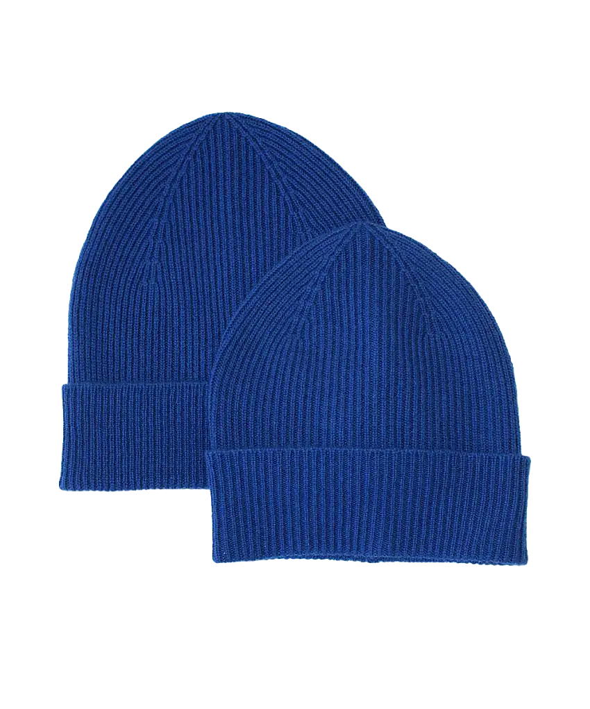 Adult + Mini Beanie Set - Cobalt