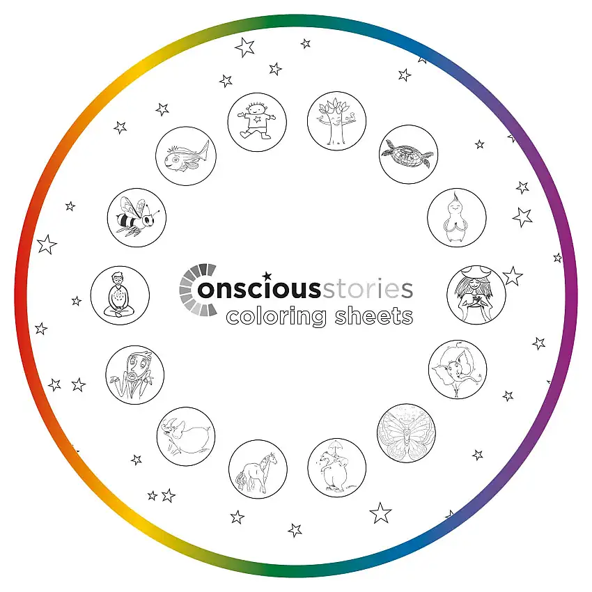 Printable Coloring Pages For 24 Books (170 Pgs)