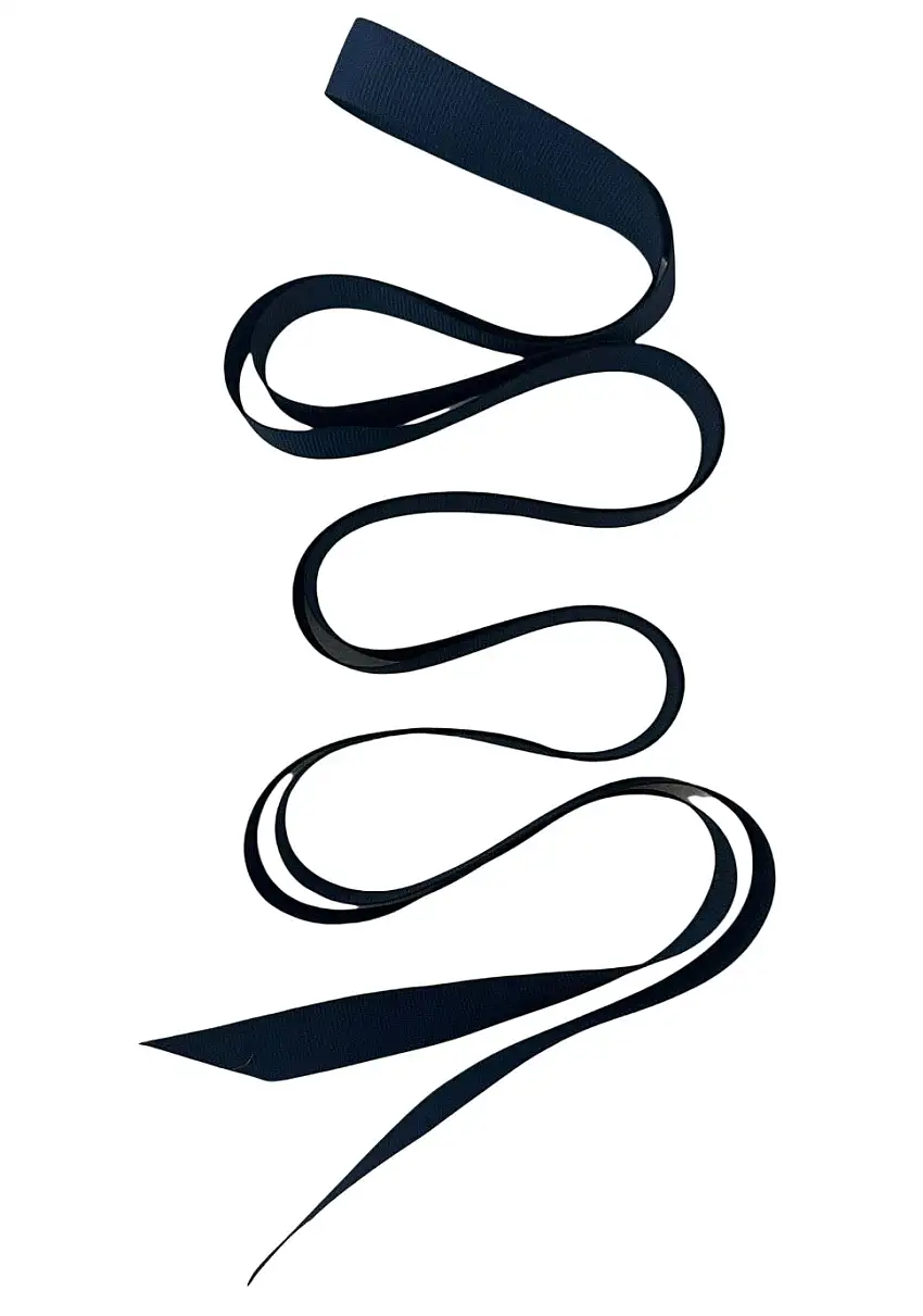 Long & Thin Navy Grosgrain Ribbon