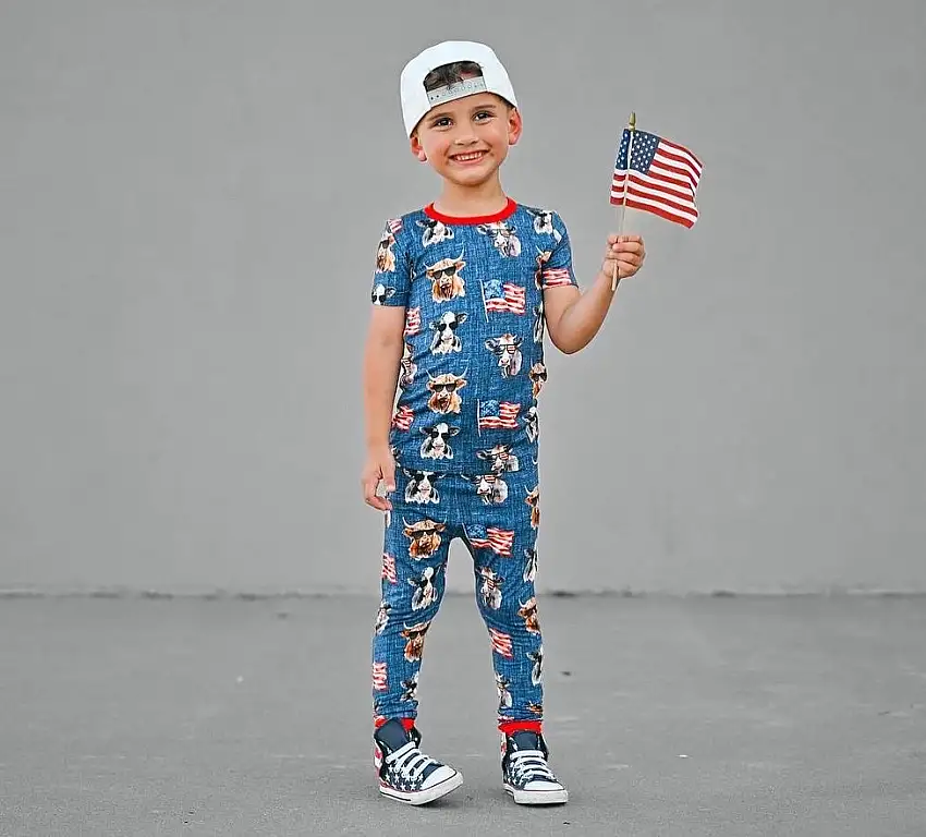 America The Moo-tiful Pajama Set