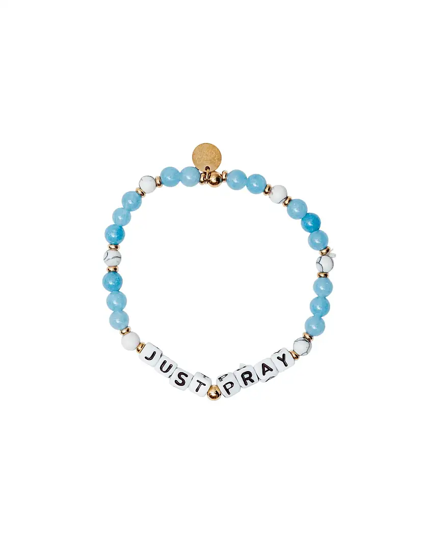 Just Pray Letter Bracelet