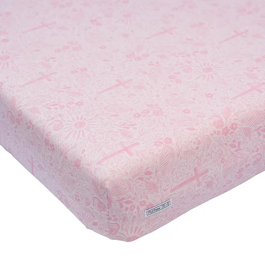 Salvation Garden Pink Bedsheet Bamboo
