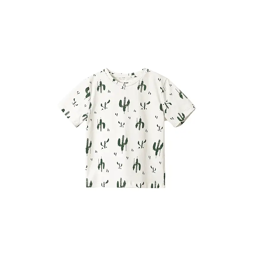 Kids Boxy T-shirt All Over Print - Off-white