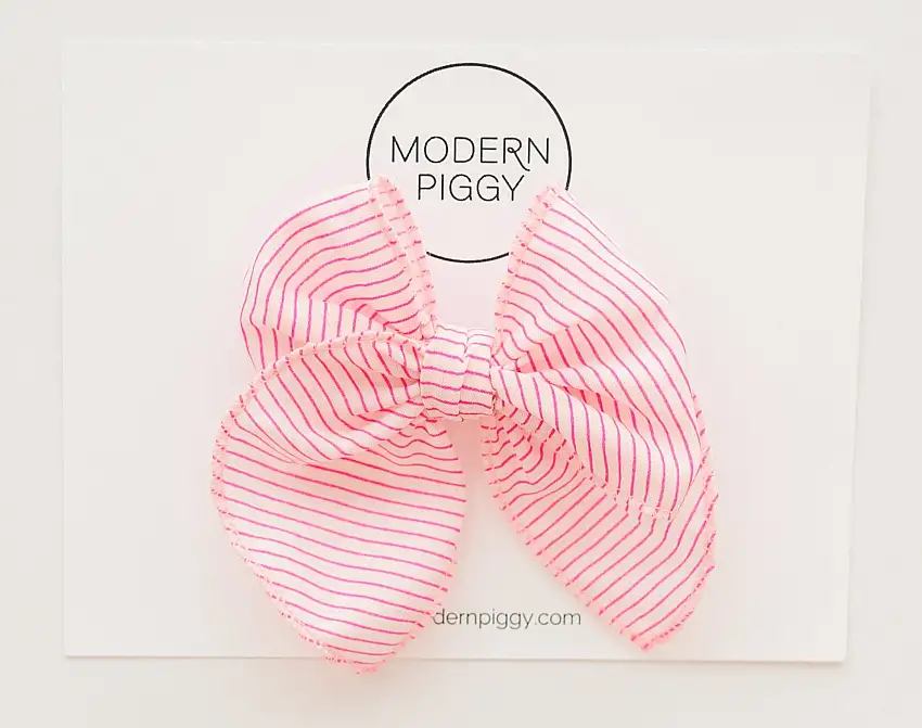 Candy Stripe | Petite Party Bow
