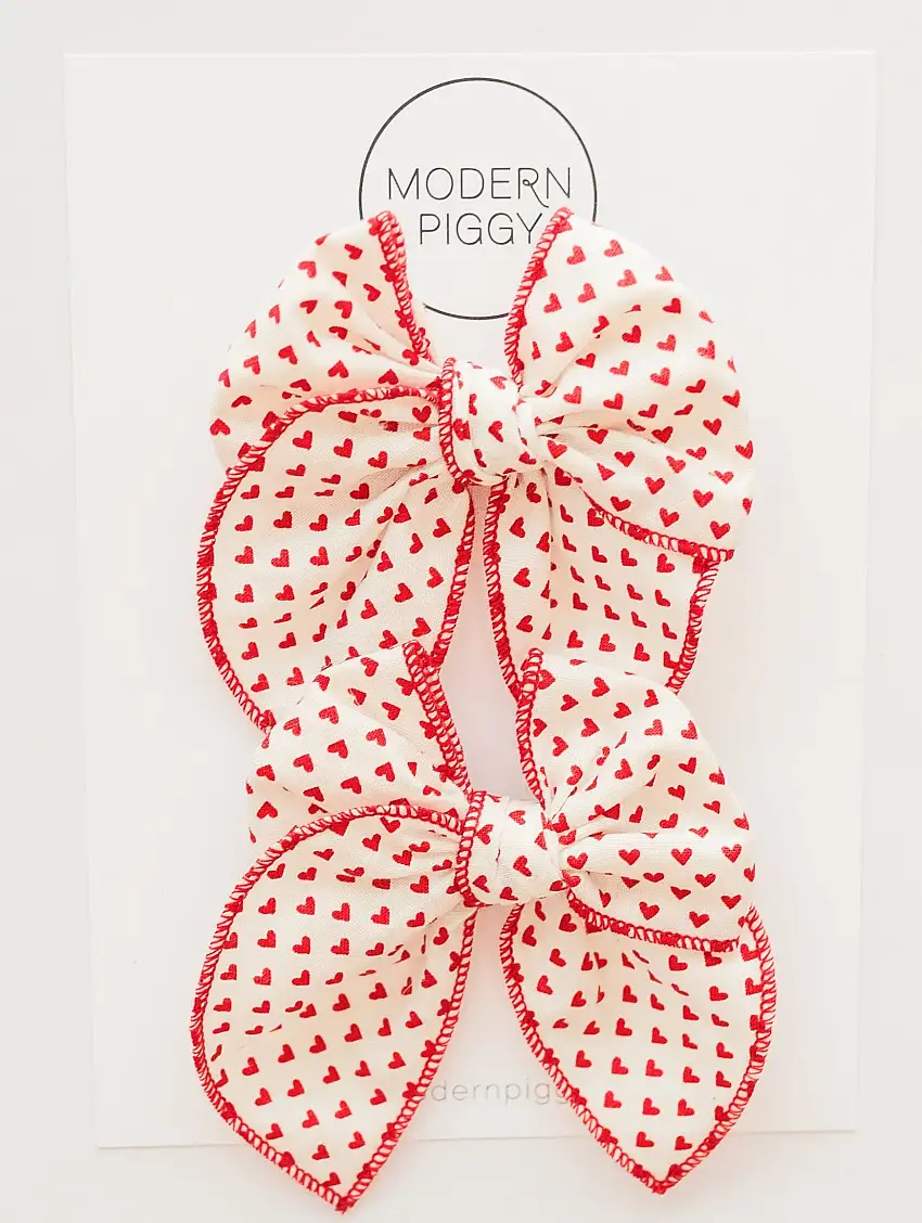 Cupid | Pigtail Set - Petite Party Bow