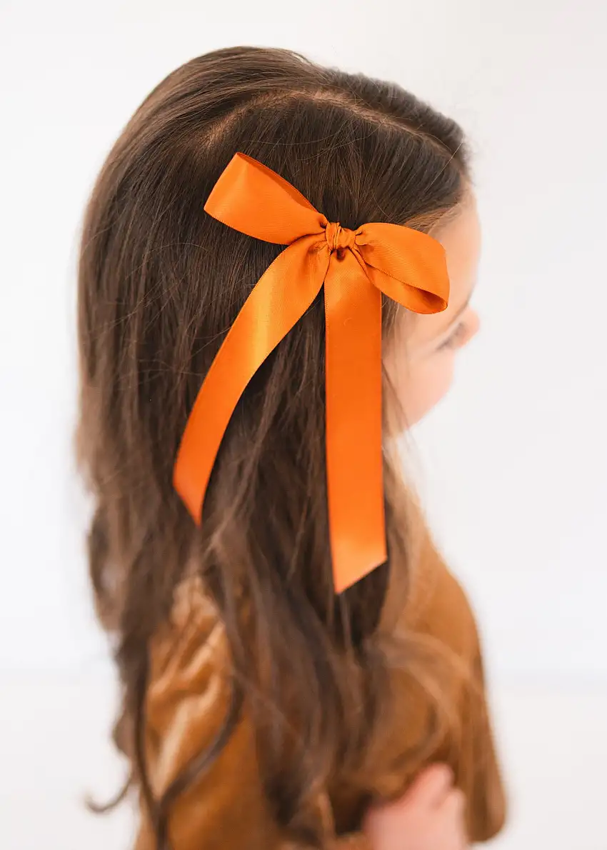 Chestnut | Statement Ribbon Bow
