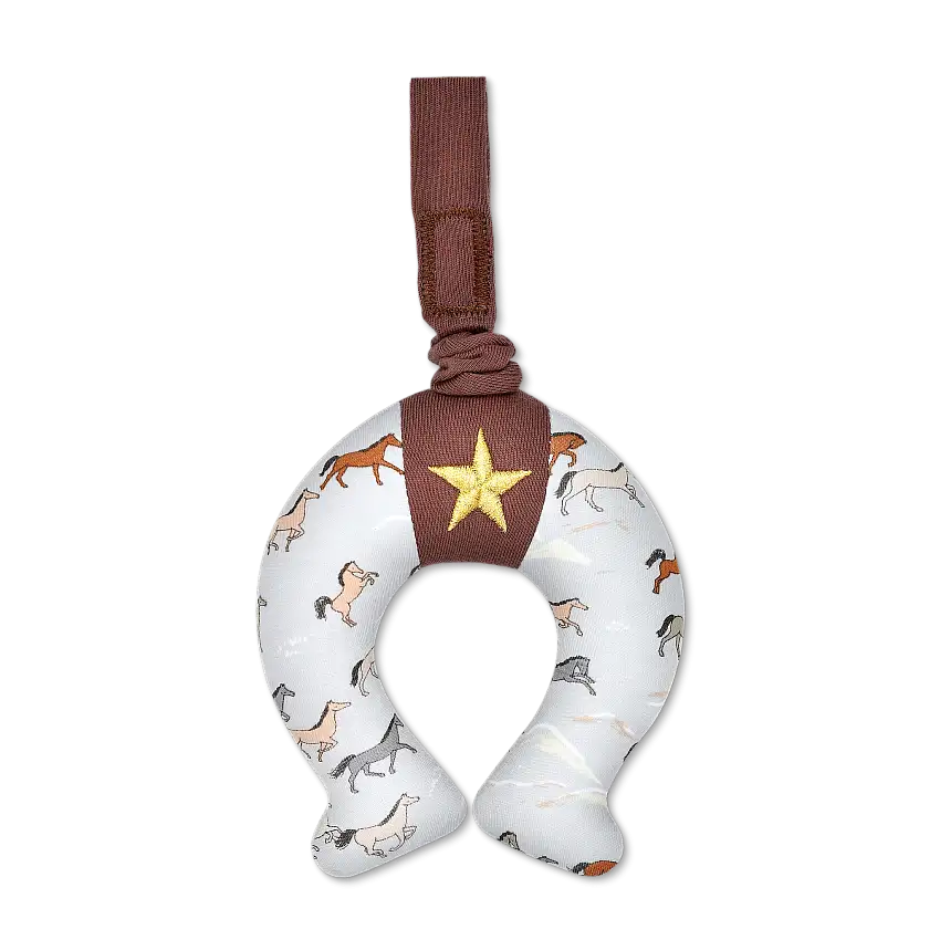 Horseshoe Stroller Toy - Wild Horses