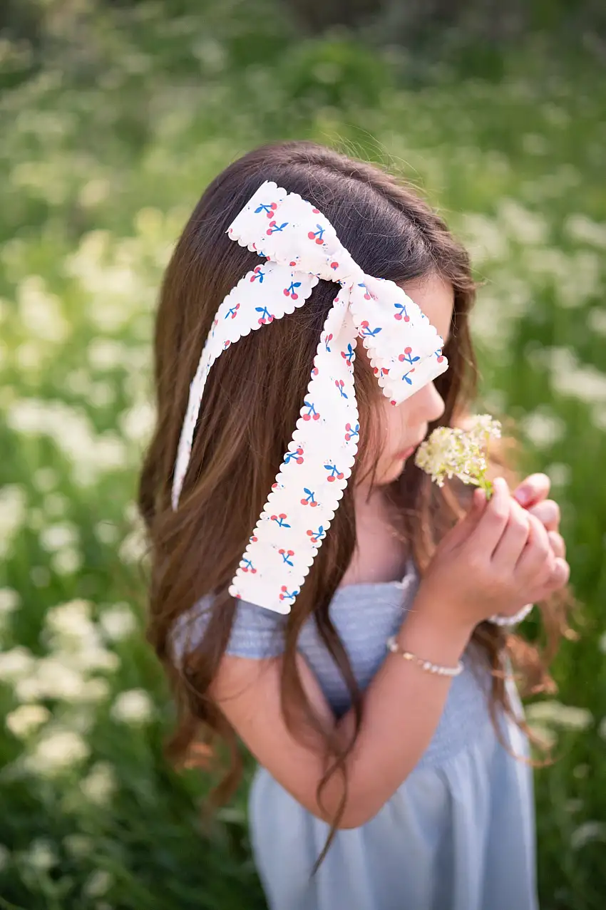 Cherry Jubilee | Double Loop Statement Ribbon Bow