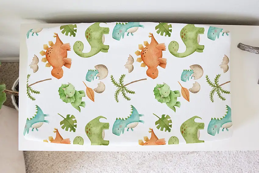 Changing Pad Cover - Dinosaurs