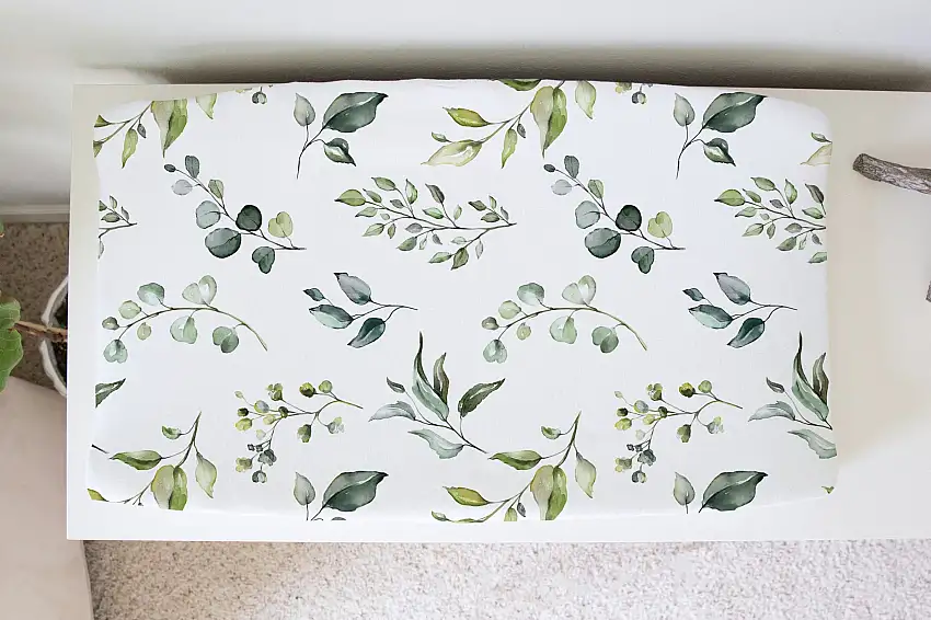 Changing Pad Cover - Eucalyptus
