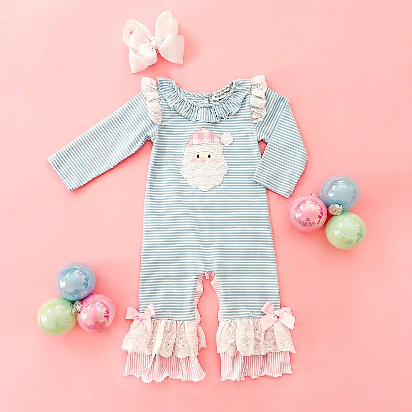 Girls Christmas Santa Romper