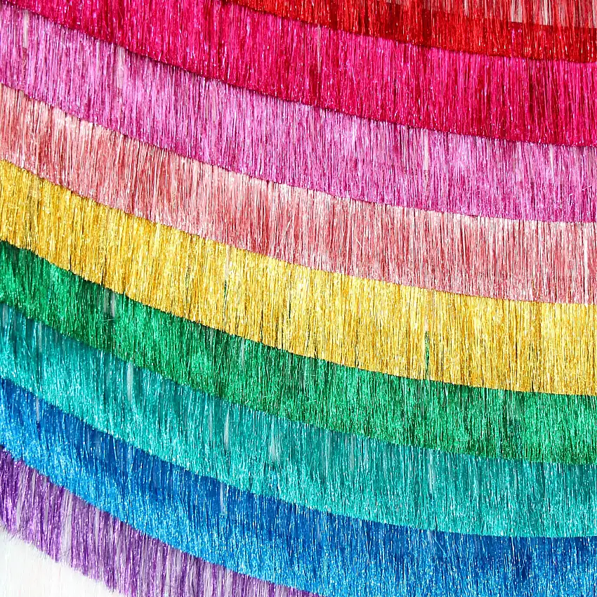 Tinsel Fringe Streamer Garland