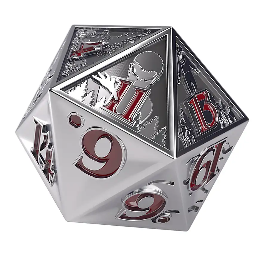 Stranger Things: Hellfire Club Premium Metal d20 Die (Preorder)