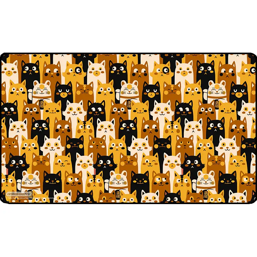 GamerMats Playmat: Cat Pattern (Preorder)