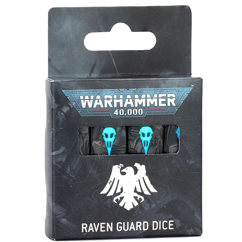 Warhammer 40K: Raven Guard - Dice (16) (New Arrival)